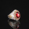 925 Sterling Silver Ring with Rhodium Plated Zircon Stone