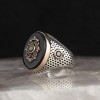 925 Sterling Silver Ring with Onyx Stone