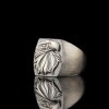 Antique Model Eagle Head 925 Sterling Silver Men's Ring