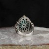 925 Sterling Silver Ring with Paraiba Stone