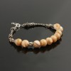925 Sterling Silver Bracelet with Mother-of-Pearl Stone
