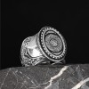 Hand Engraved  Silver Ring with Inshirah Surah Written